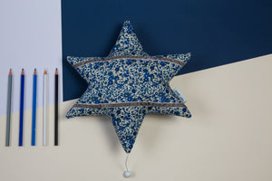 Yael and abi doudou musical juive bleu star of david baby toy