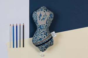 Yael and abi doudou musical juive bleu mezuzah baby toy