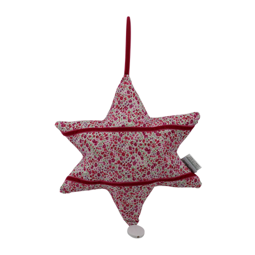 Yael and abi doudou musical juive pink star of david baby toy