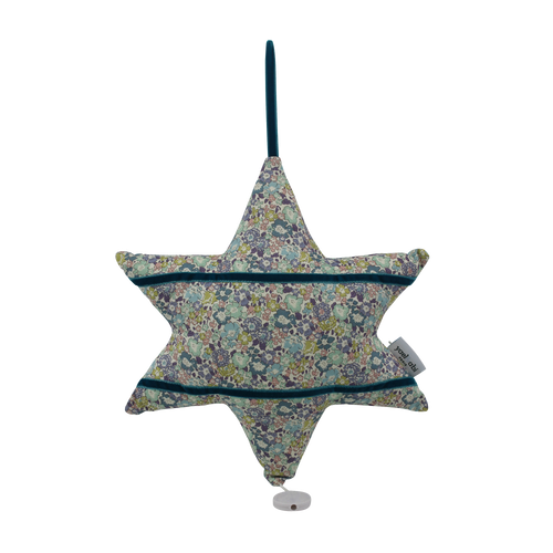 Yael and abi doudou musical juive vert star of david baby toy